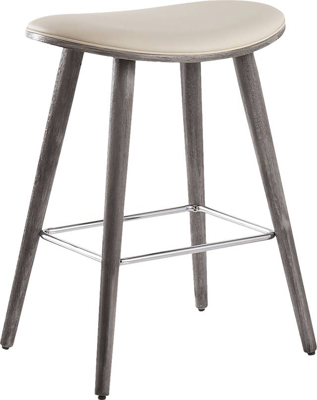 Nimblewill Cream Counter Height Stool, Set of 2 - Thumbnail - Image 2