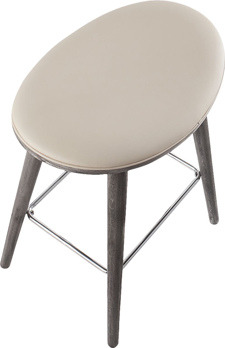 Nimblewill Cream Counter Height Stool, Set of 2