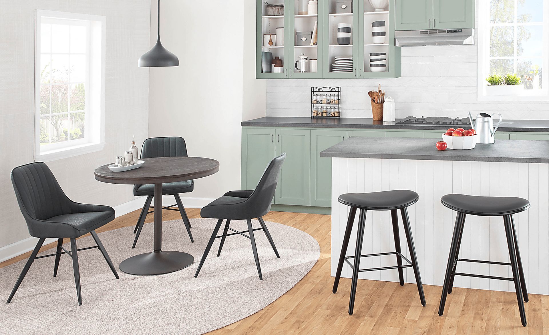 Nimblewill Gray Counter Height Stool, Set of 2 - Image 9
