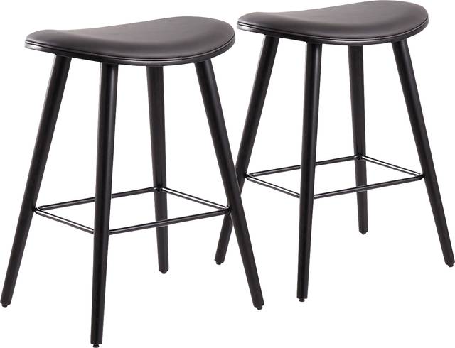 Nimblewill Gray Counter Height Stool, Set of 2 - Thumbnail - Image 1