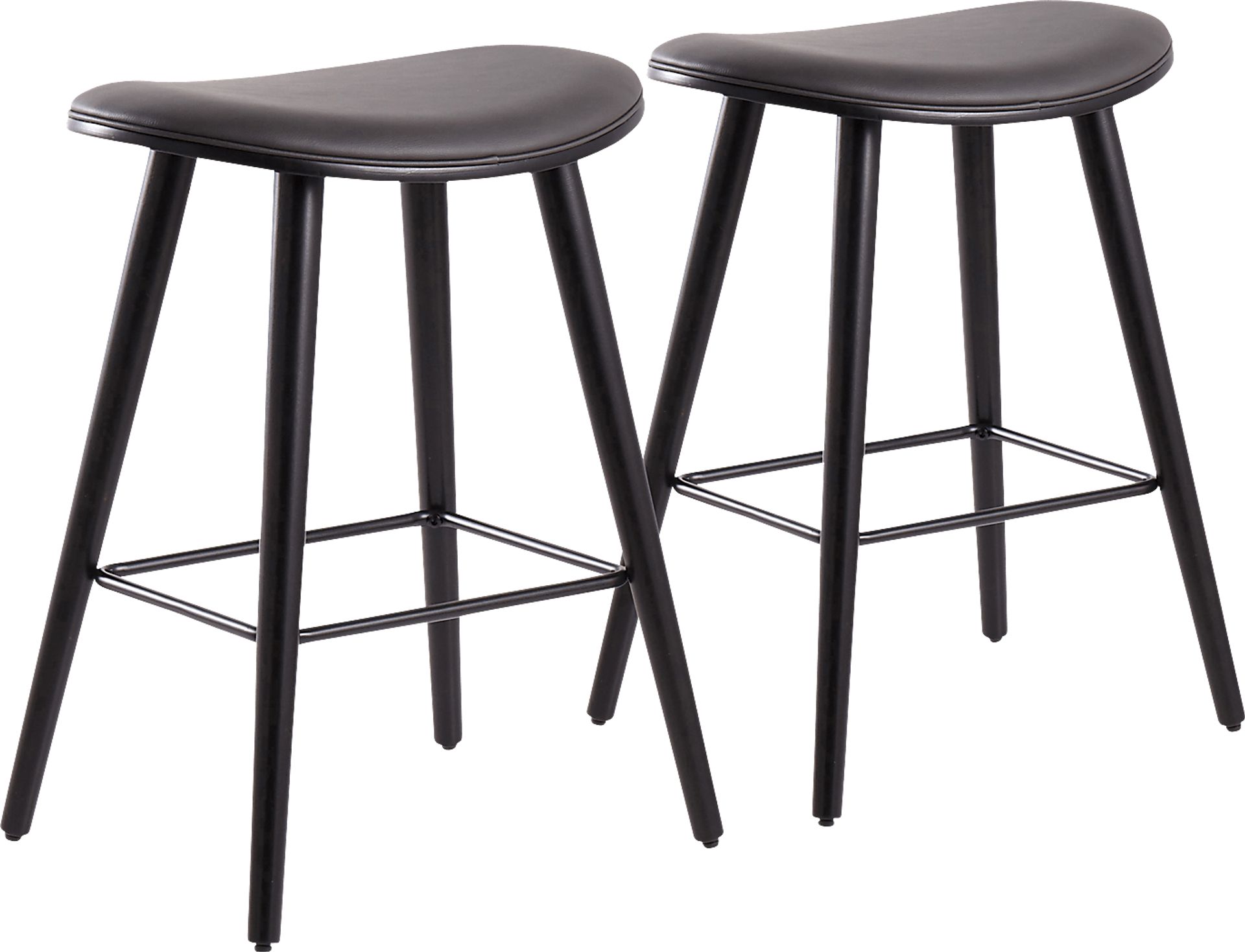 Nimblewill Gray Counter Height Stool, Set of 2 - Image 1