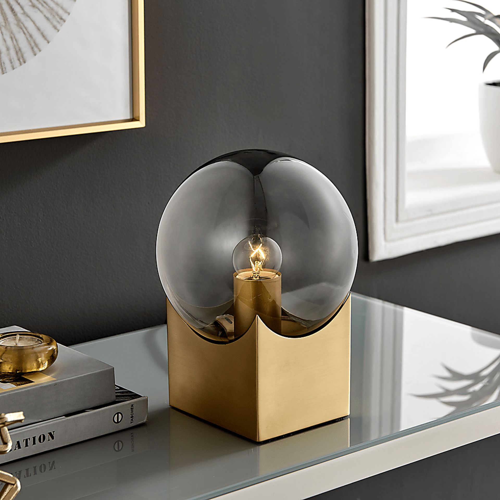 Ninevah Land Brass Lamp - Image 2