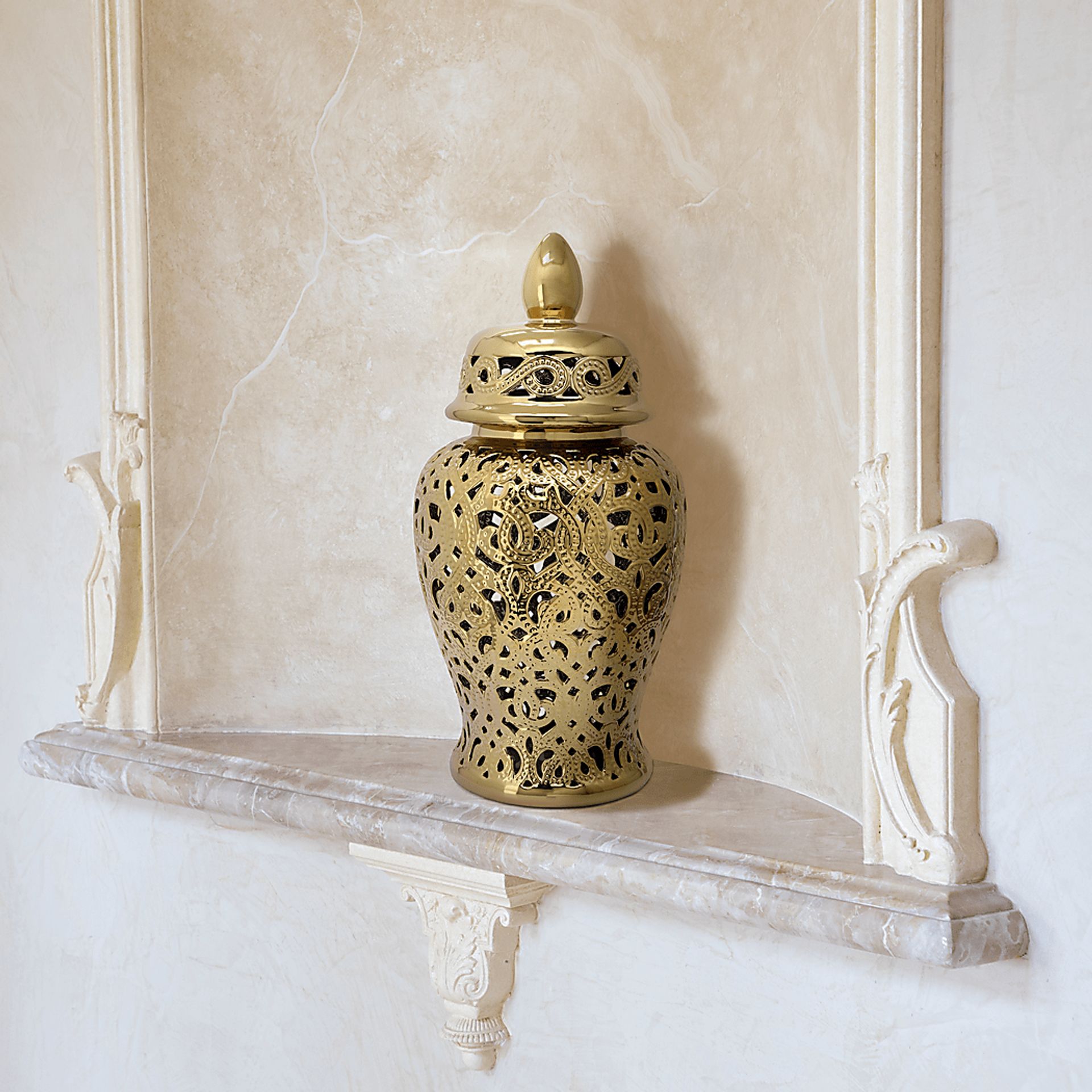 Ninock Gold Temple Jar - Image 2