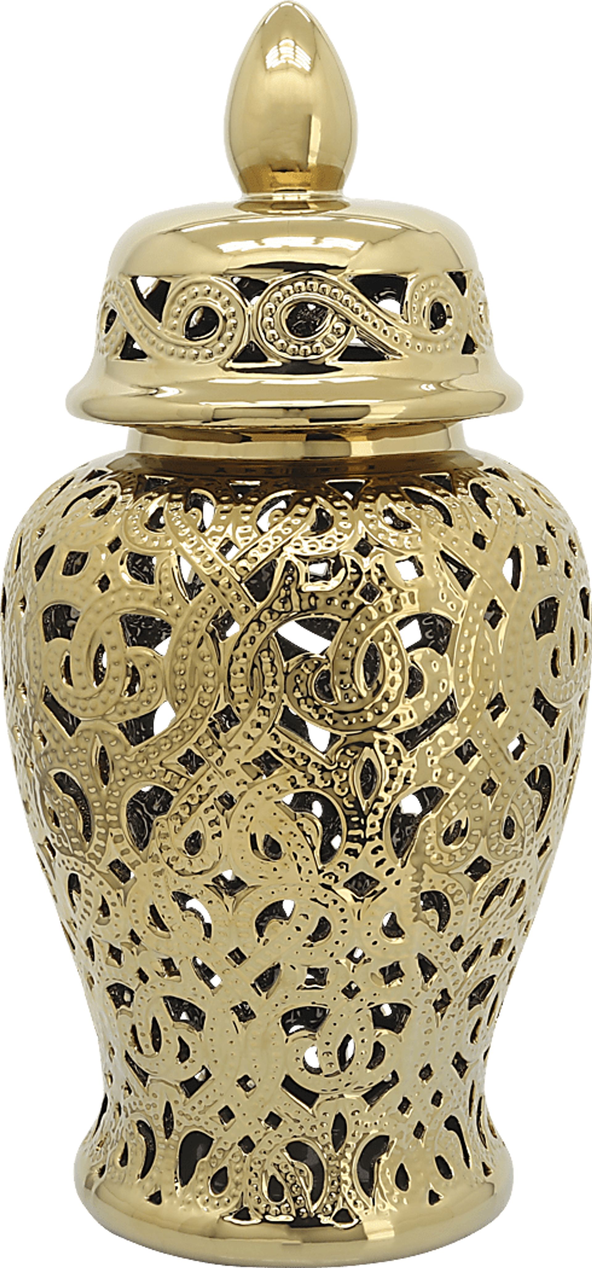 Ninock Gold Temple Jar - Image 1