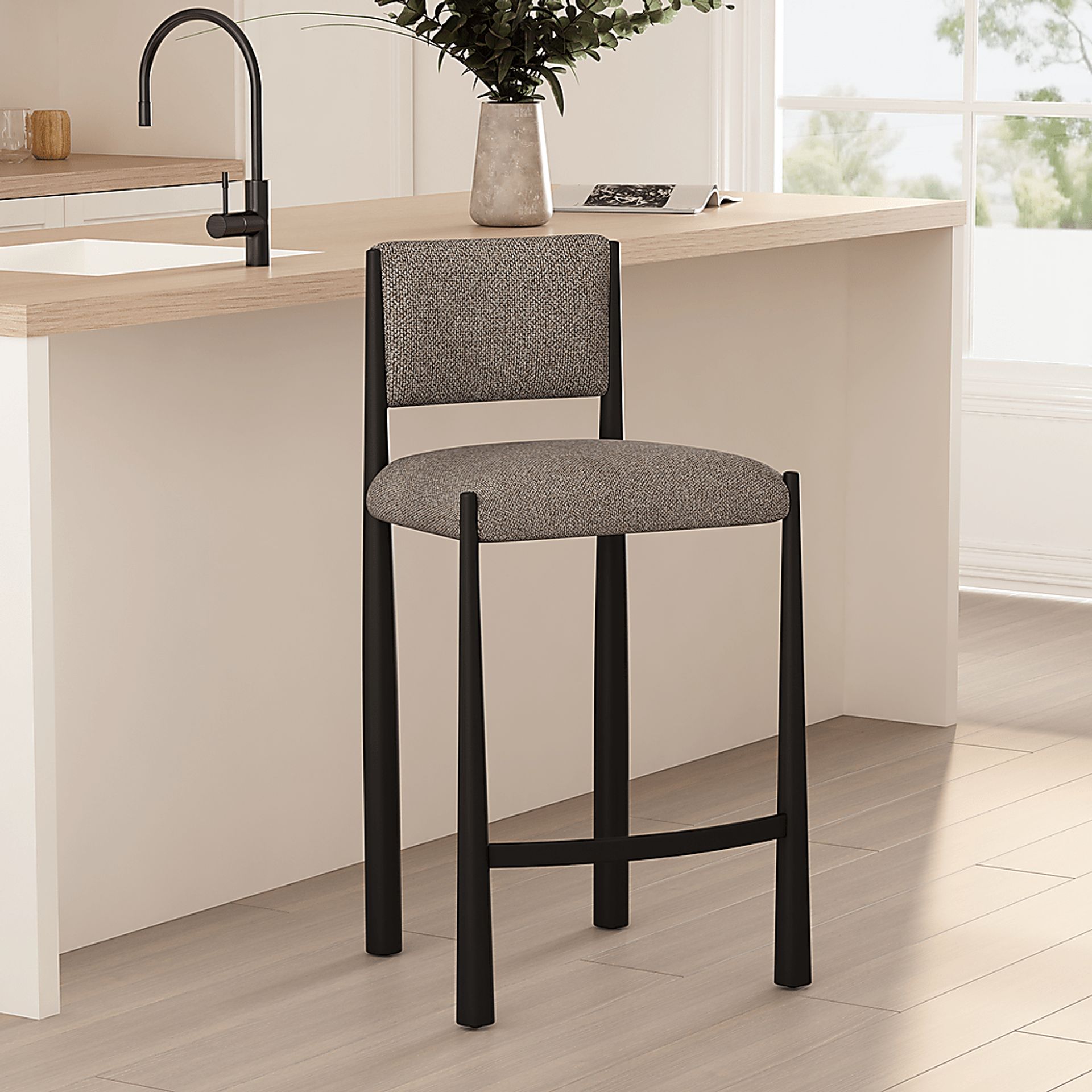 Ninti Brown Counter Stool - Image 2