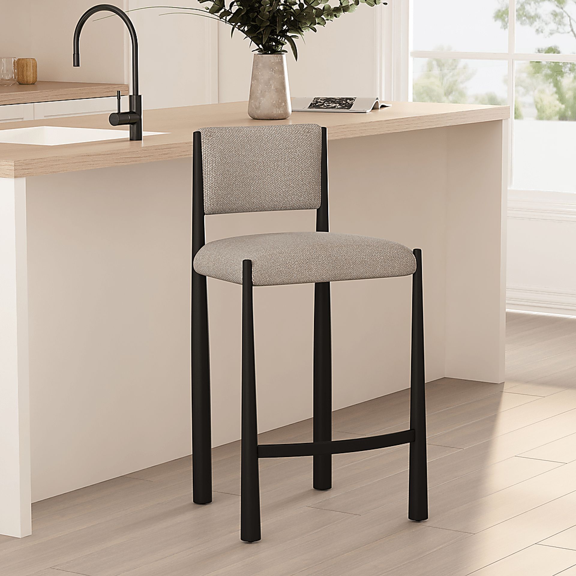 Ninti Champagne Counter Stool - Image 2