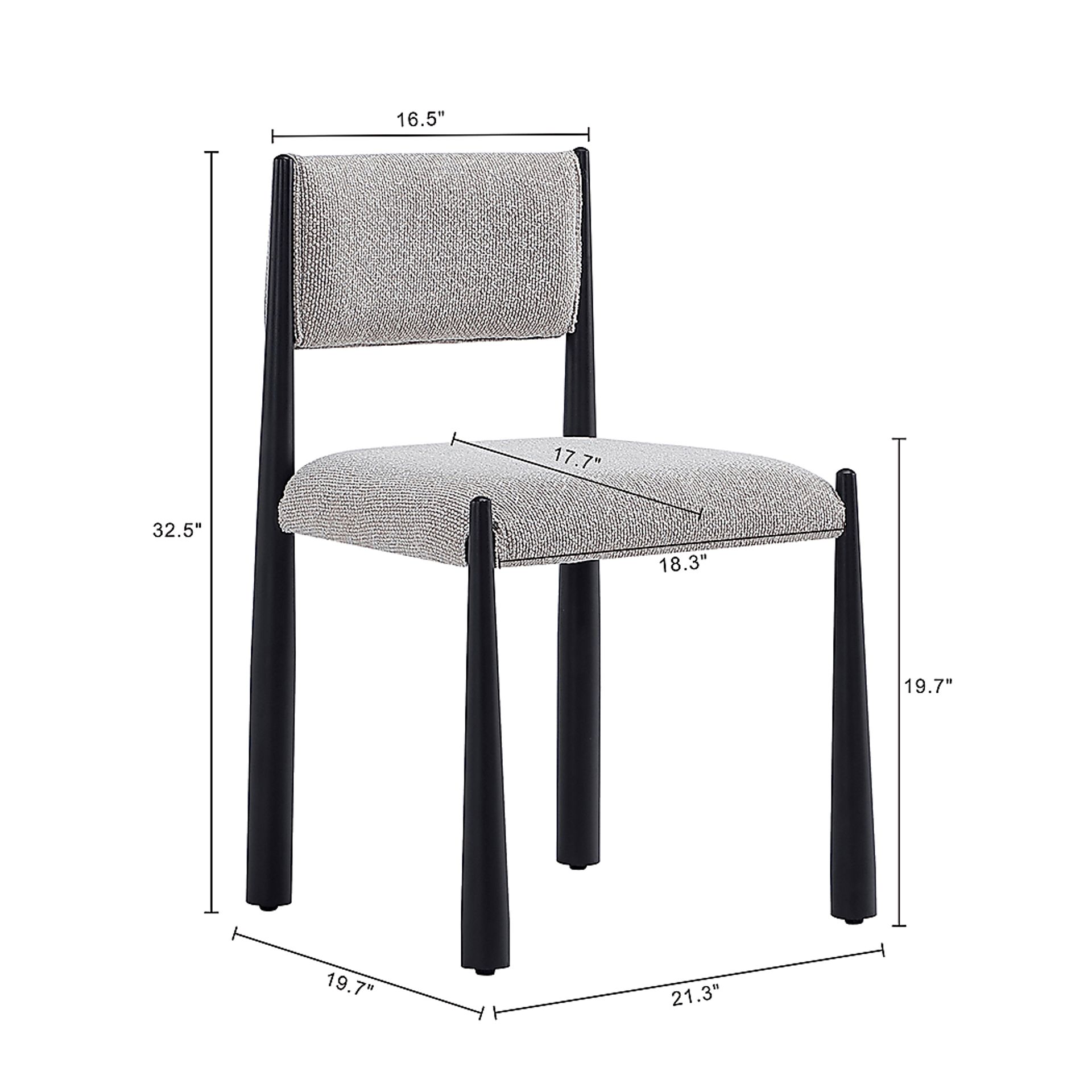 Ninti Champagne Side Chair, Set of 2 - Image 3