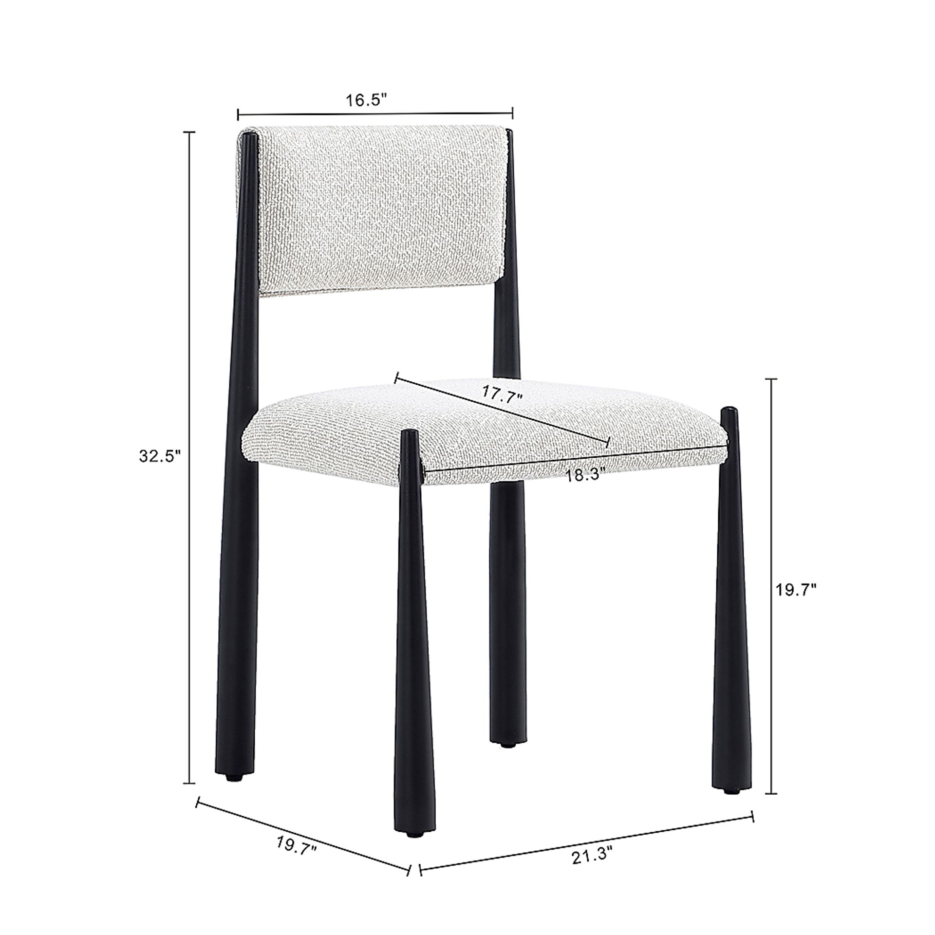 Ninti Cream Side Chair, Set of 2 - Image 6