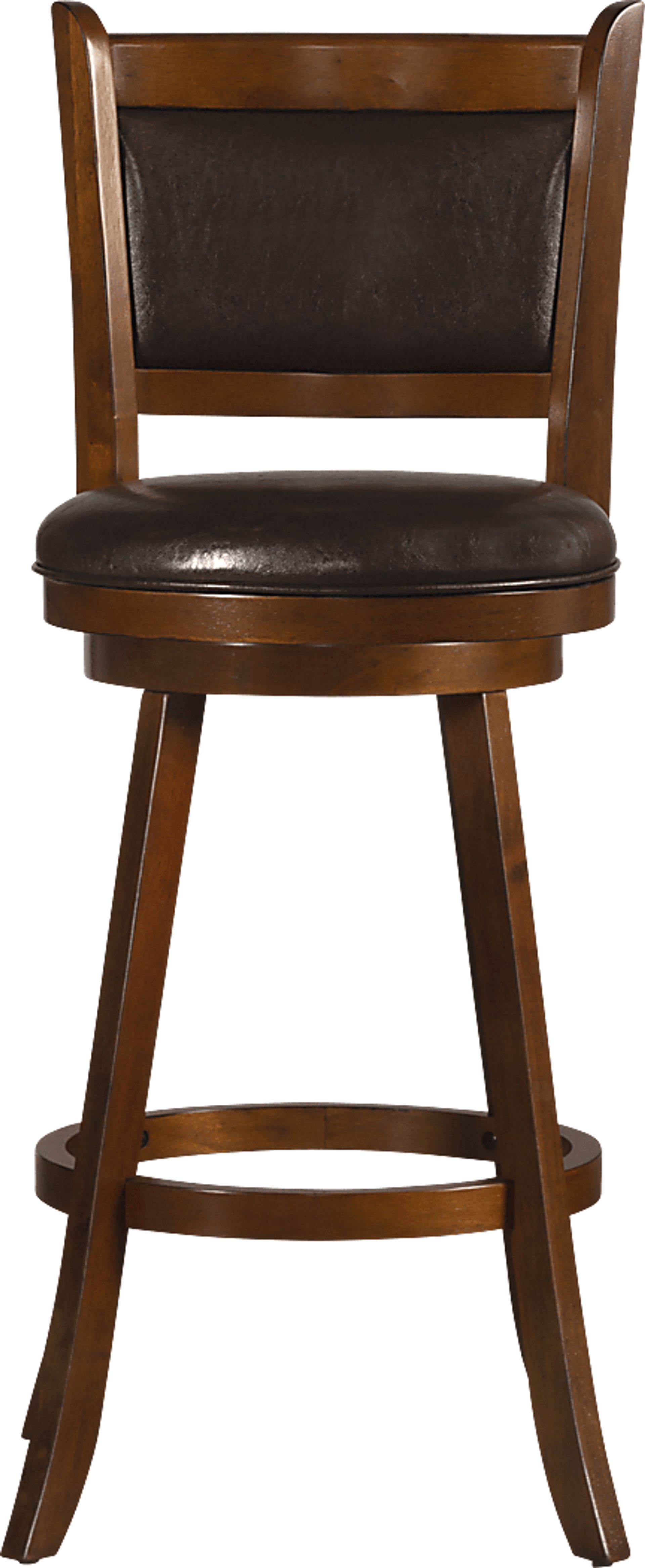 Nipomo Brown Swivel Barstool - Image 4