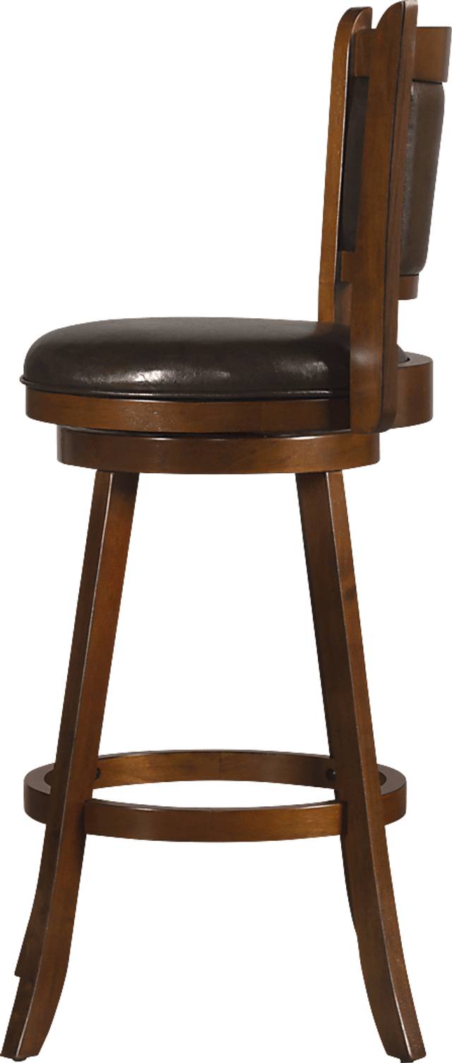 Nipomo Brown Swivel Barstool - Thumbnail - Image 5