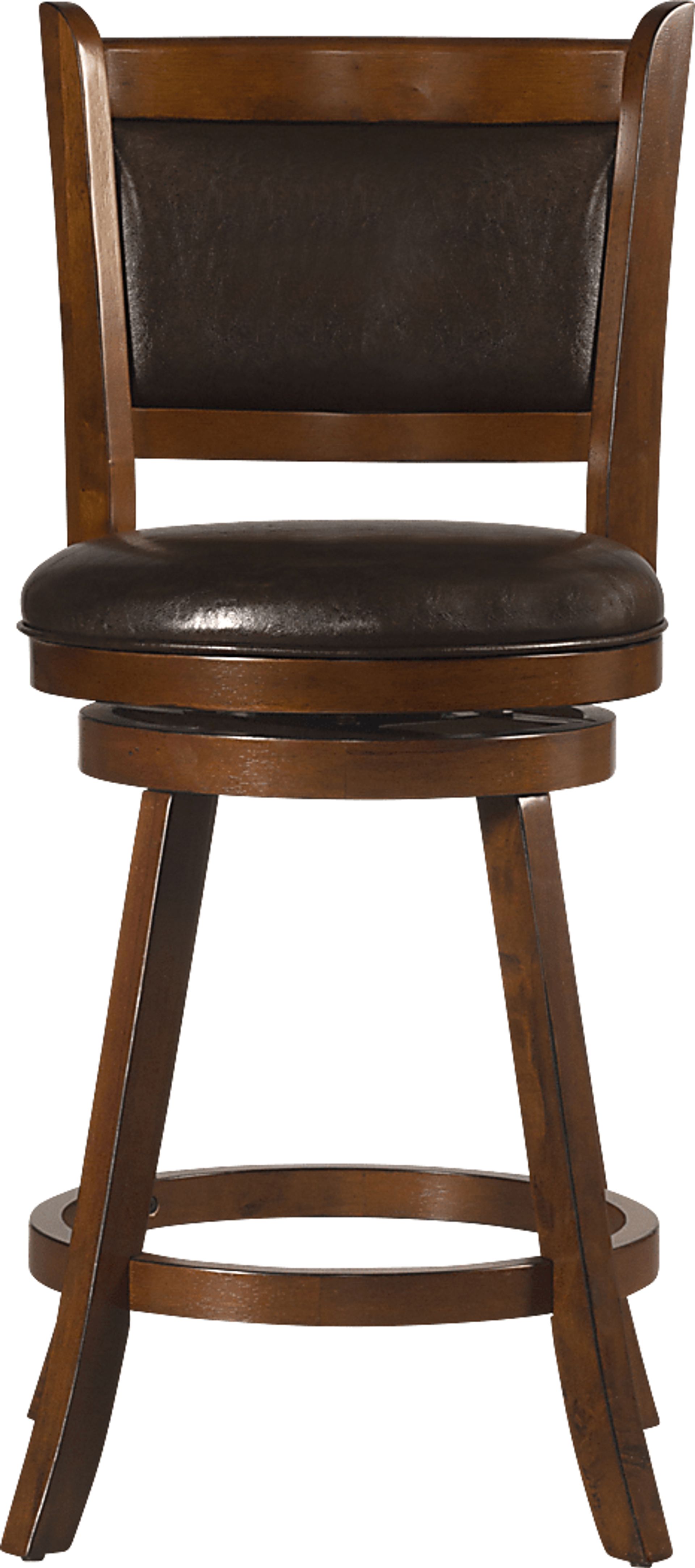 Nipomo Brown Swivel Counter Height Stool - Image 4
