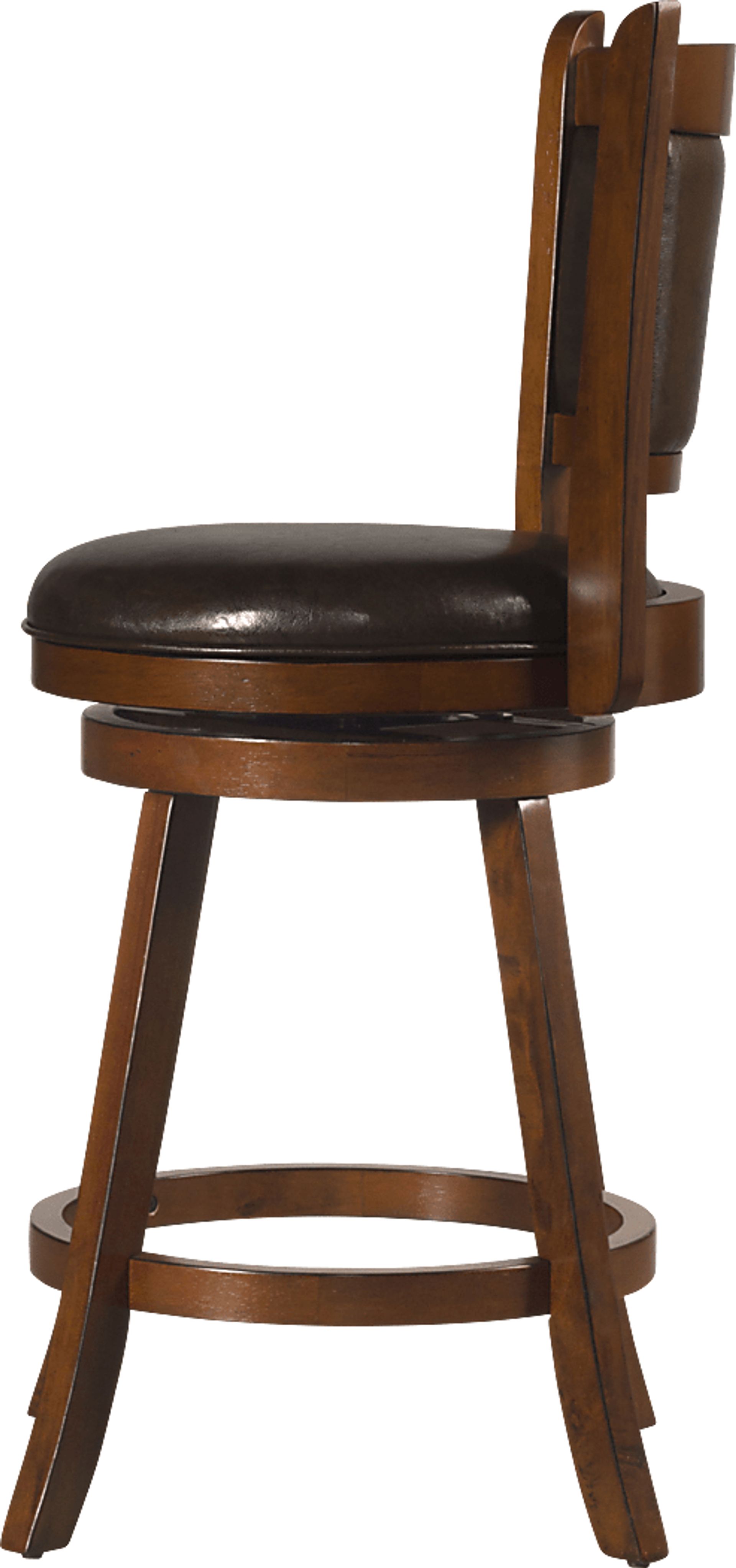 Nipomo Brown Swivel Counter Height Stool - Image 6