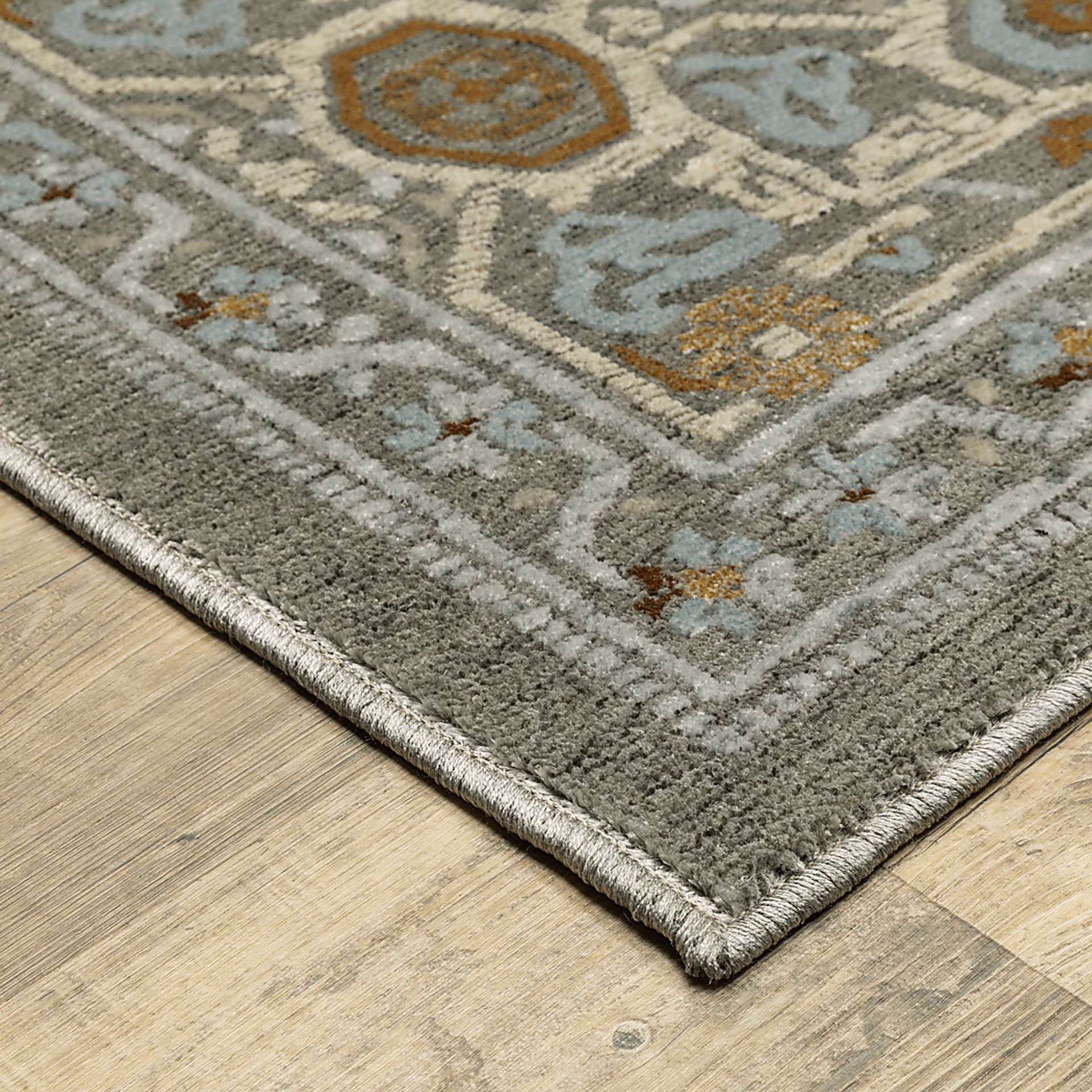 Nishem Gray 5'3 x 7'6 Rug - Image 2