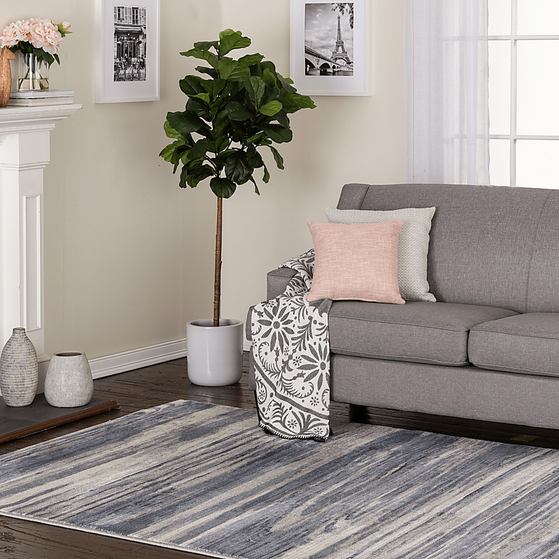 Nitefall Blue 7'10 x 10'10 Rug - Image 2
