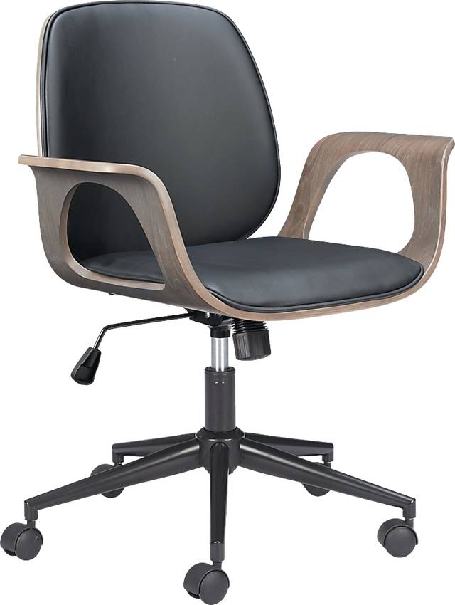 Nitida Black Office Chair - Thumbnail - Image 1