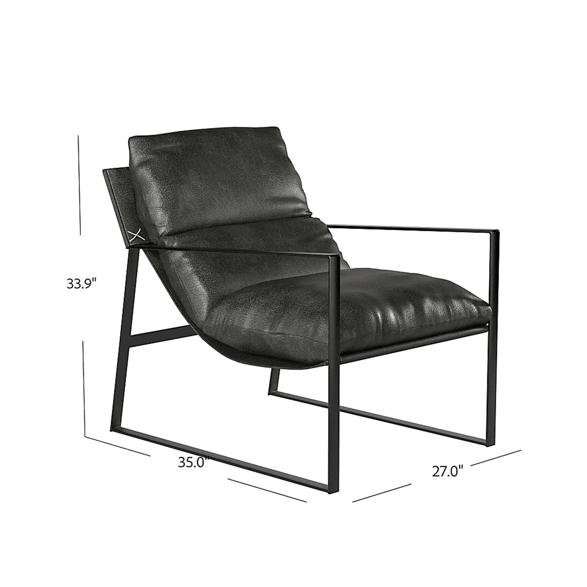 Nixa Espresso Accent Chair - Image 9
