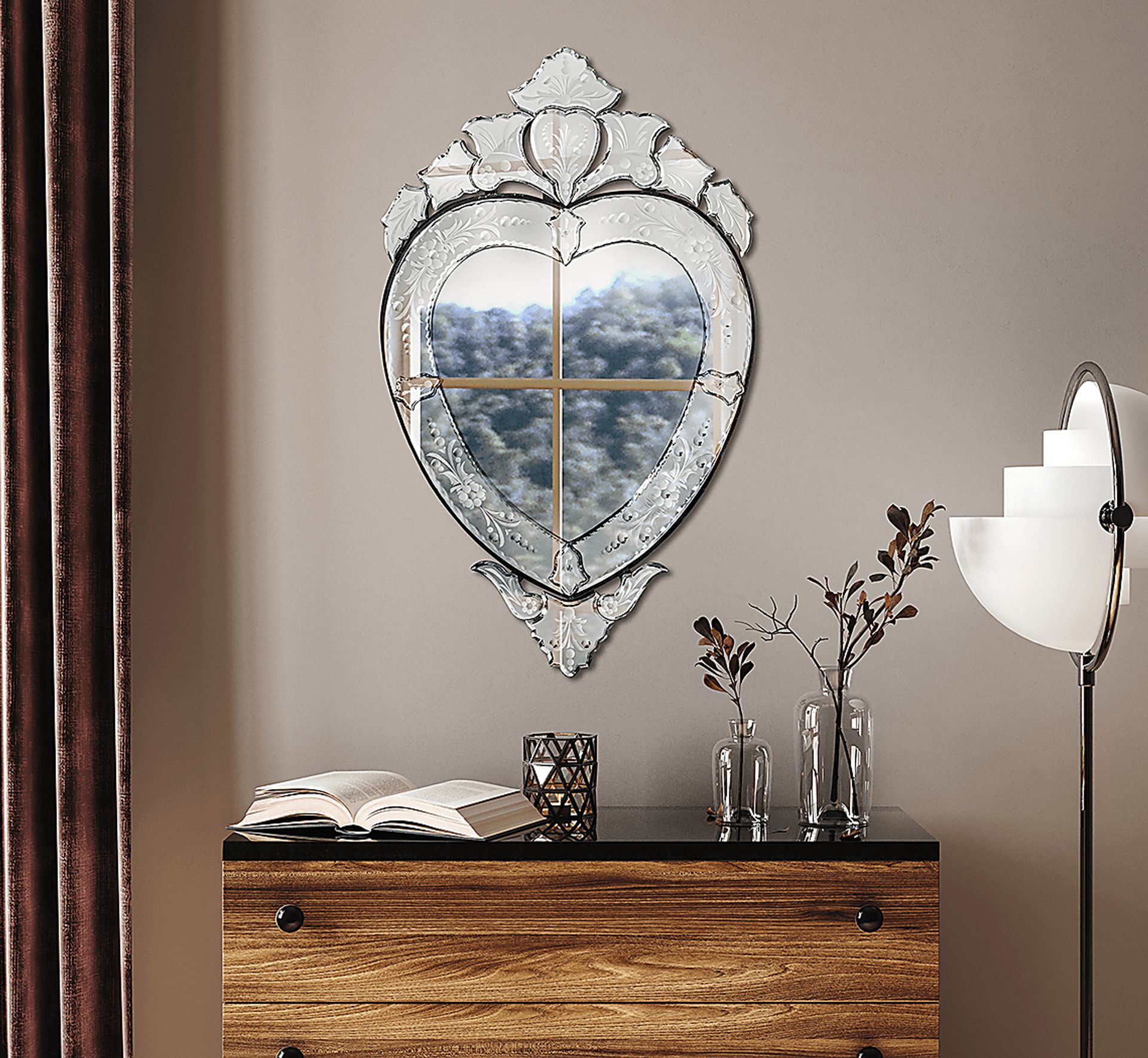 Niyaz Silver Mirror - Image 2