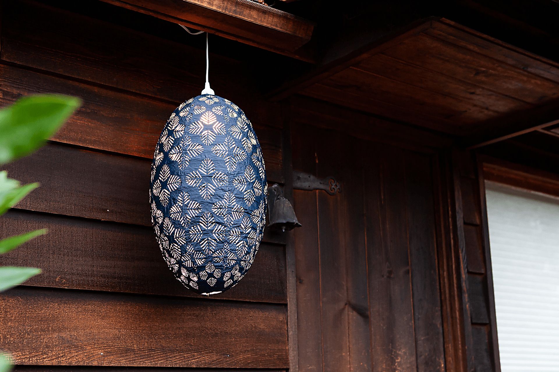 Niylha Moor Outdoor Blue Lantern - Image 11
