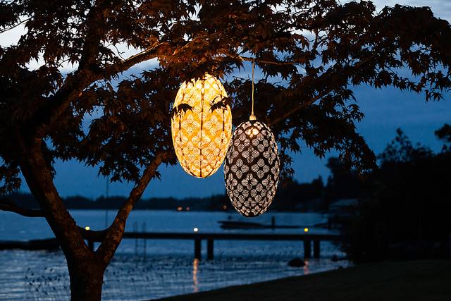 Niylha Moor Outdoor Blue Lantern - Thumbnail - Image 6