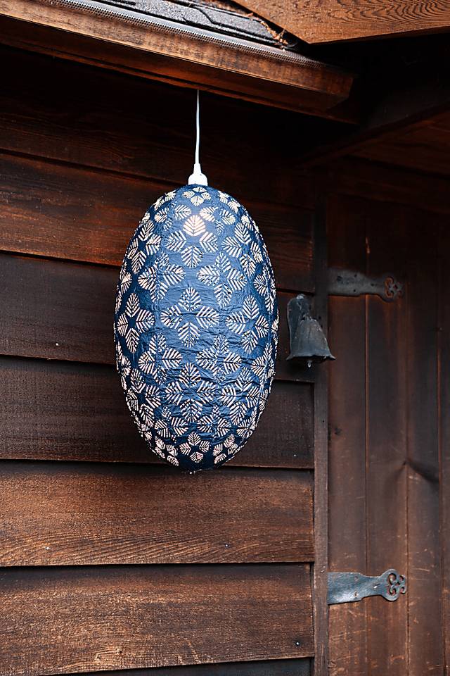 Niylha Moor Outdoor Blue Lantern - Thumbnail - Image 9