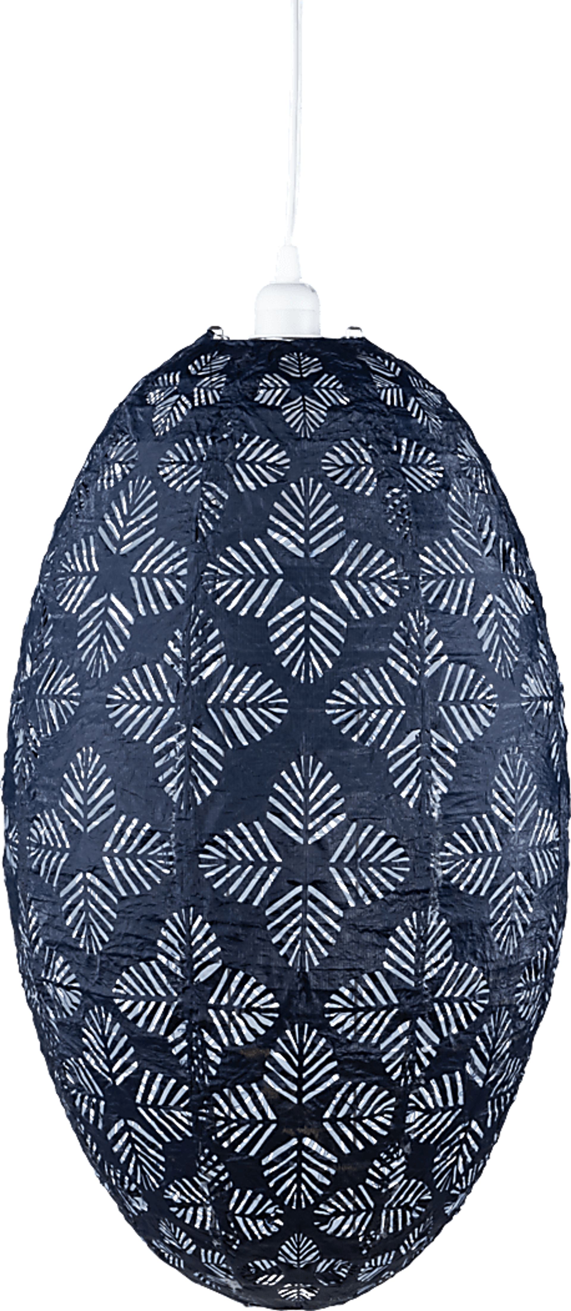 Niylha Moor Outdoor Blue Lantern - Image 1
