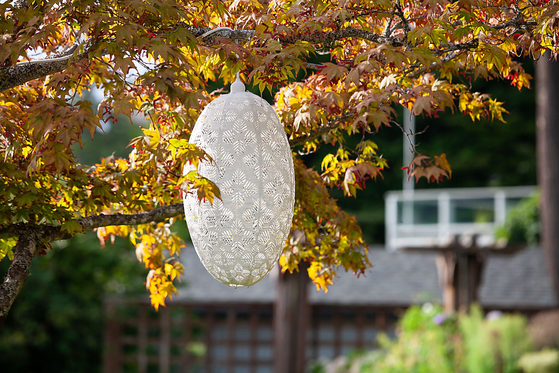 Niylha Moor Outdoor White Lantern - Image 4