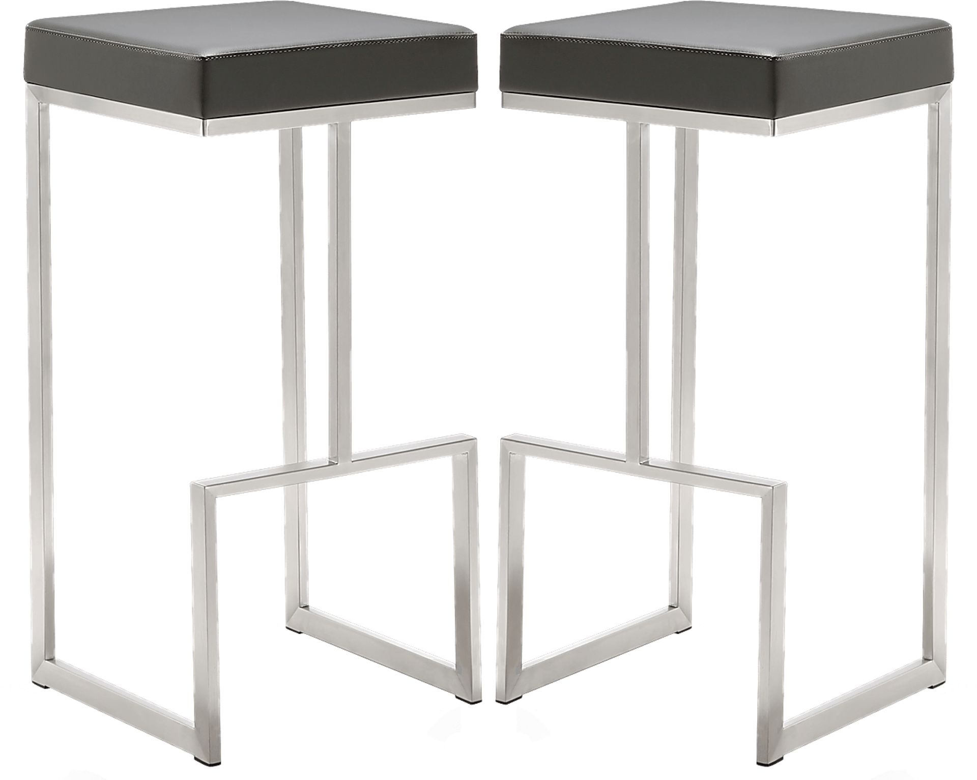 Niza Gray Barstsools (Set of 2) - Image 1