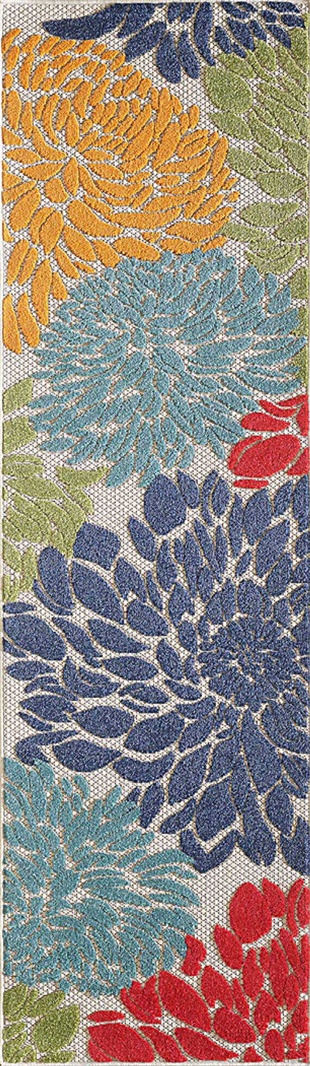 Nizsm Multi 2'2 x 7'6 Indoor/Outdoor Runner - Thumbnail - Image 1