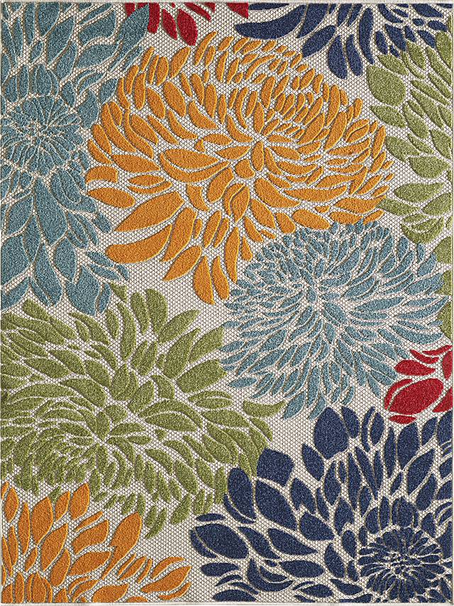Nizsm Multi 5'3 x 7' Indoor/Outdoor Rug - Thumbnail - Image 7