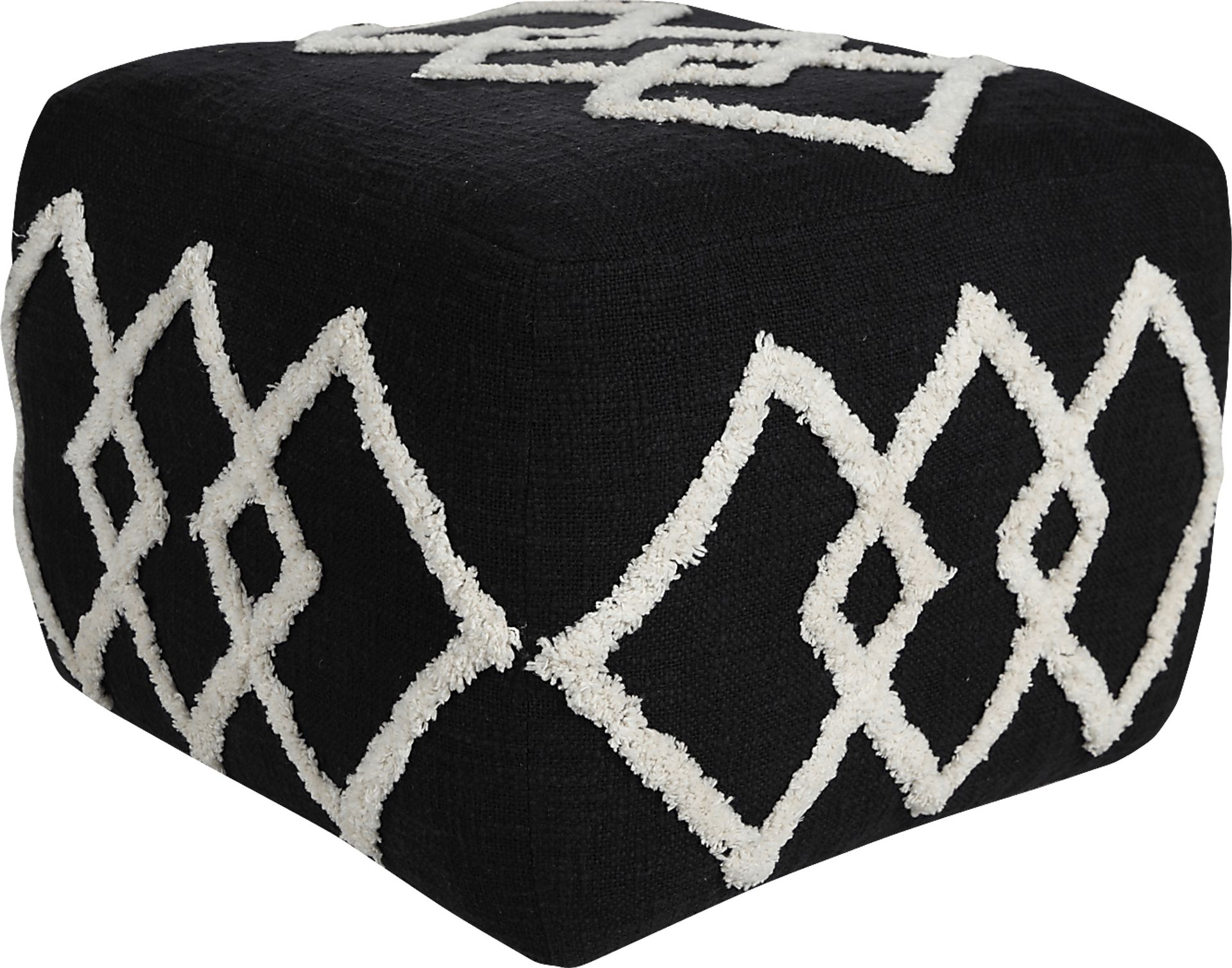 Njalia Black Pouf - Image 5