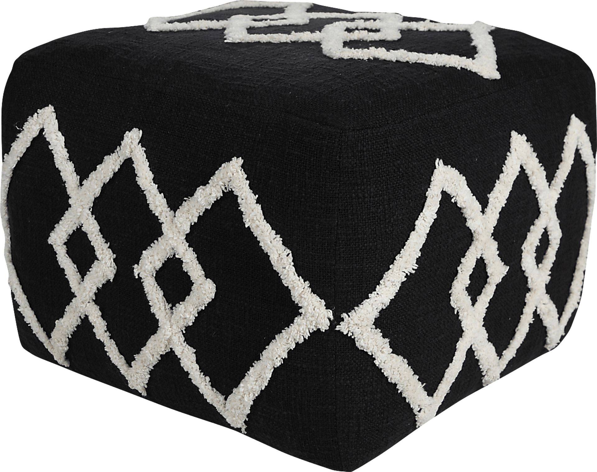 Njalia Black Pouf - Image 6