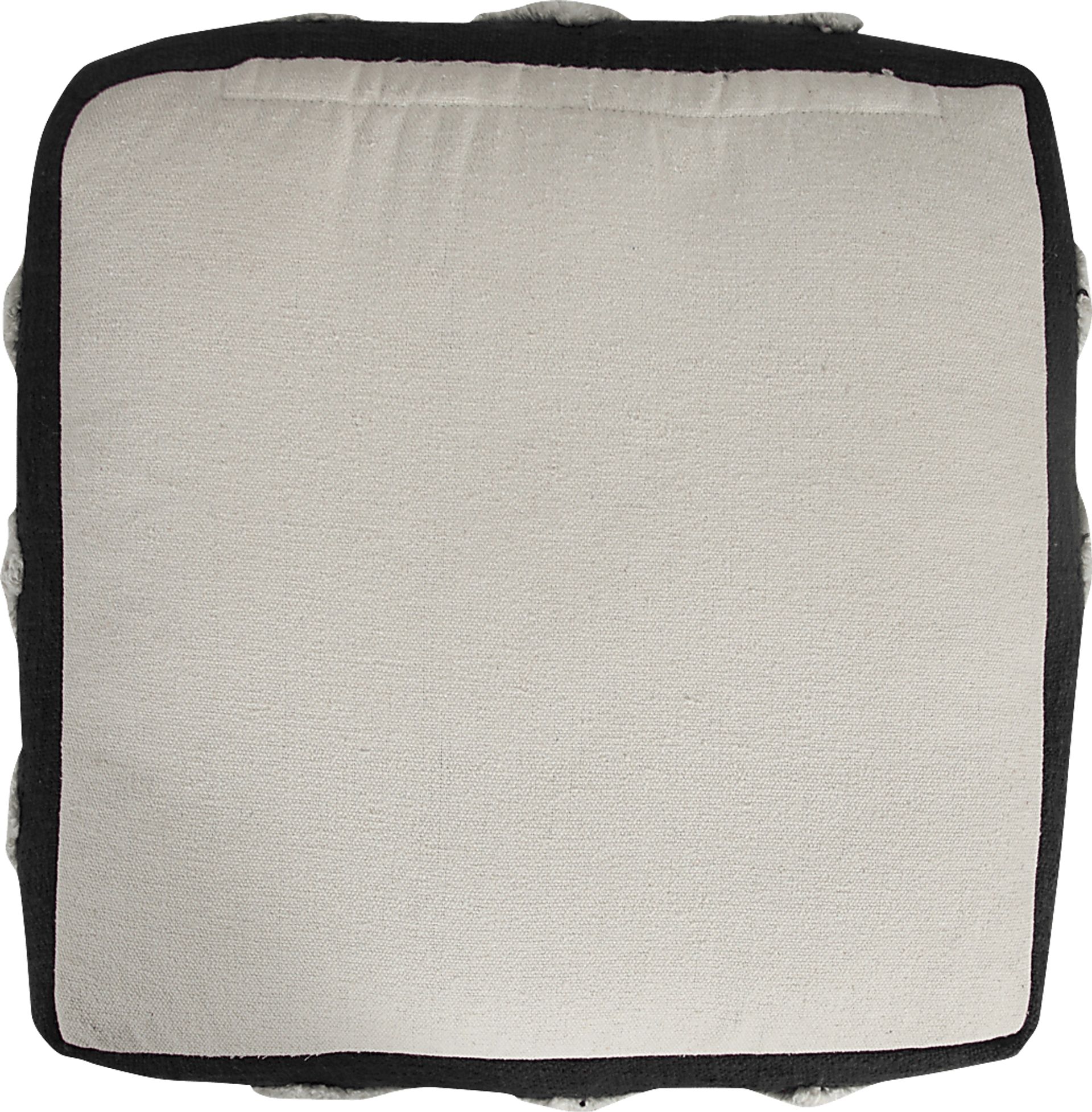Njalia Black Pouf - Image 7
