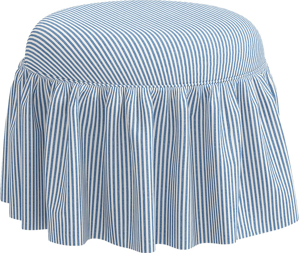 Nkosi Blue Ottoman