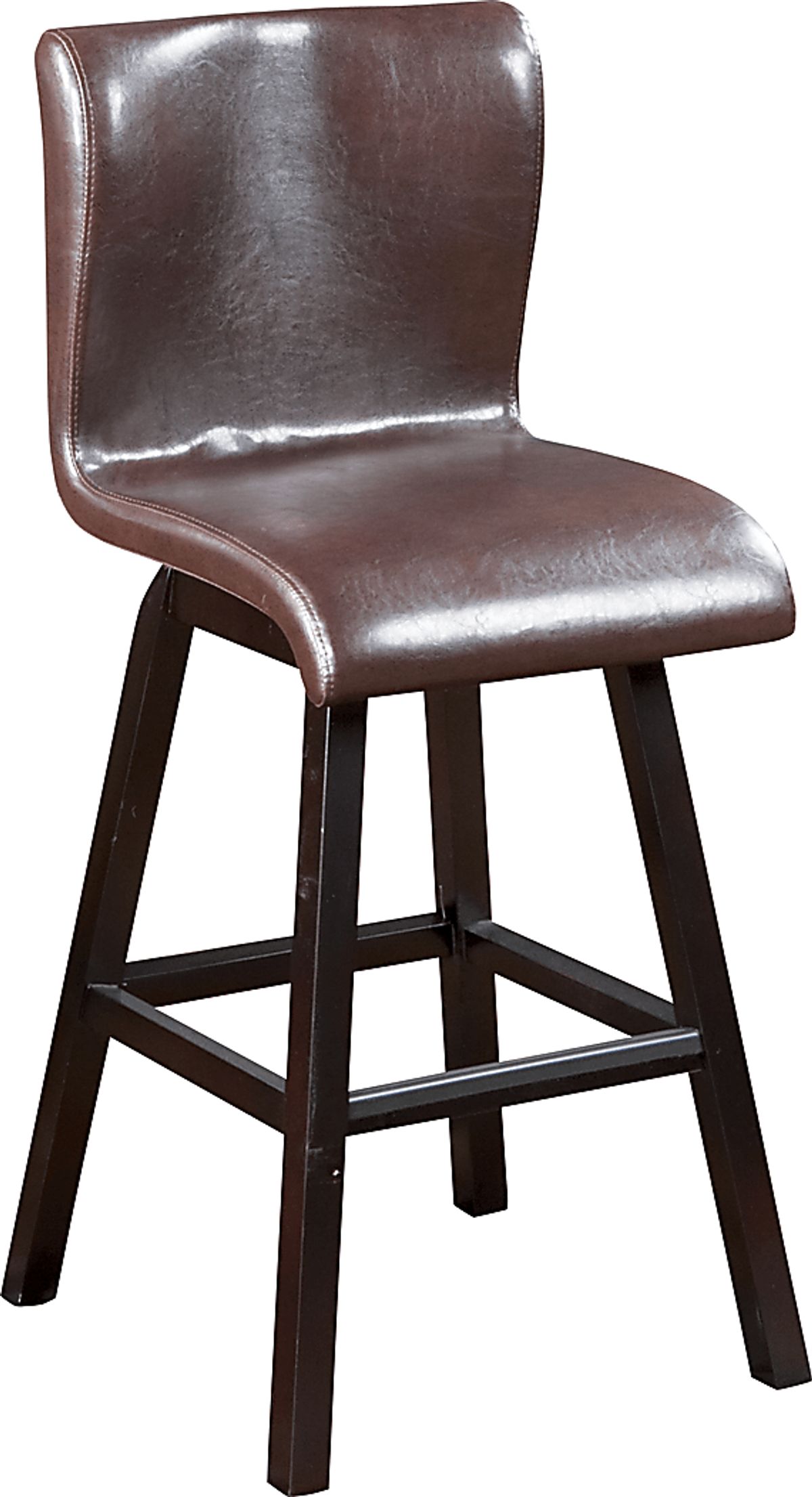 Noah 5 Pc Chocolate / Dark Wood Dining Room Set With Bar Height Dining Table, Barstool, Bench