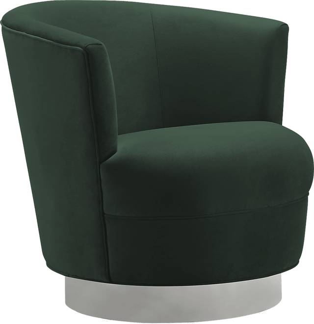 Noah Place Green Swivel Chair - Thumbnail - Image 1