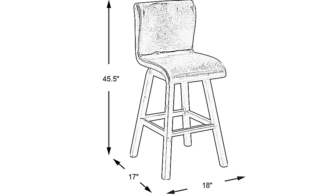Noah Vanilla Barstool