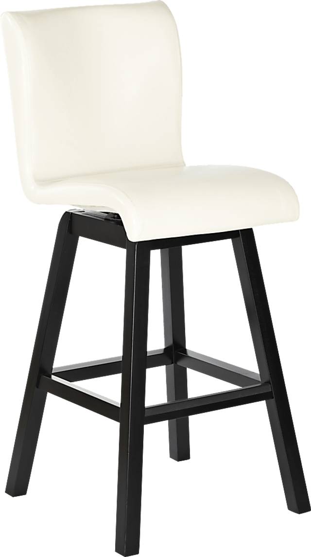 Noah Chocolate 7 Pc Bar Height Dining Room with Vanilla Barstools - Thumbnail - Image 4