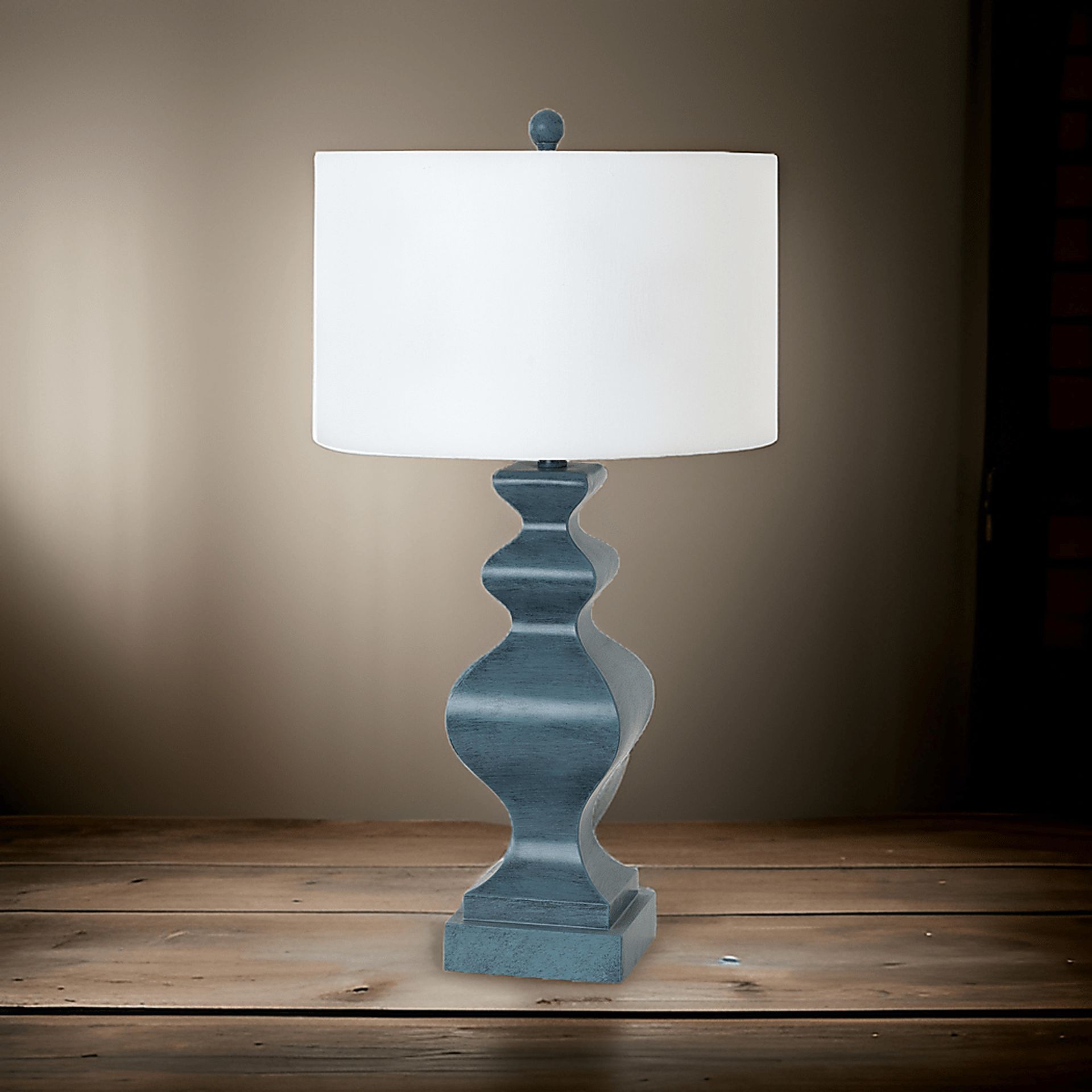 Noakes Bay Blue Table Lamps, Set of 2 - Image 2