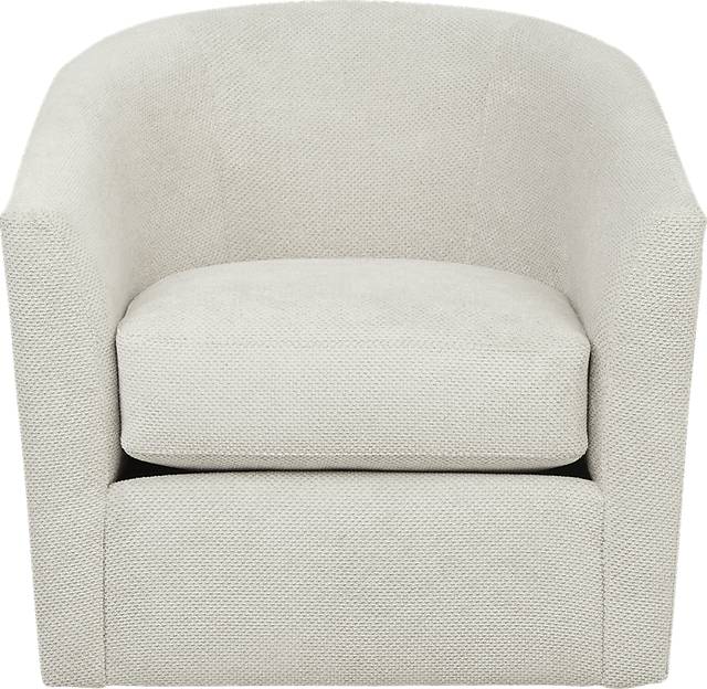 Nob Hill Beige Swivel Chair - Thumbnail - Image 2
