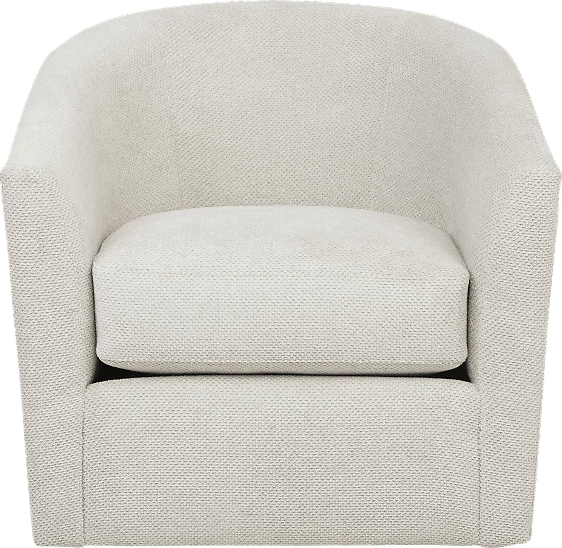 Nob Hill Beige Swivel Chair - Image 2