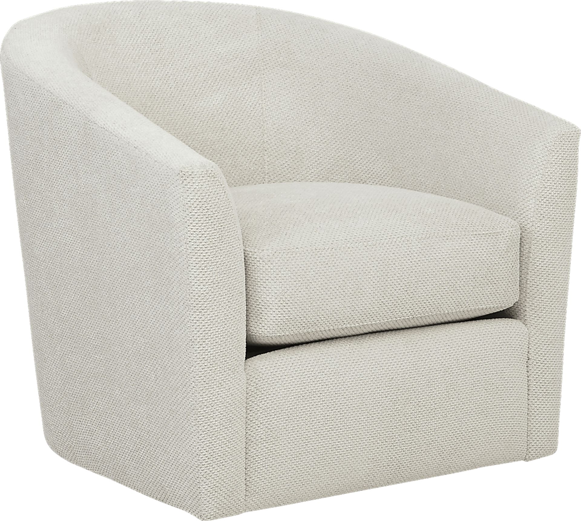 Nob Hill Beige Swivel Chair - Image 1