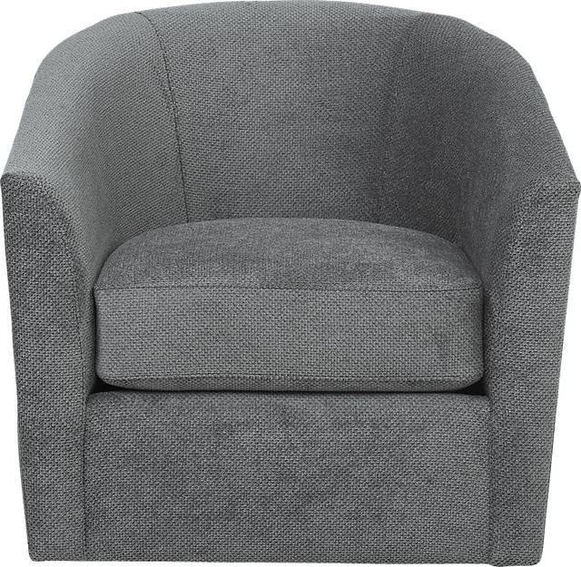 Nob Hill Gray Swivel Chair - Thumbnail - Image 2