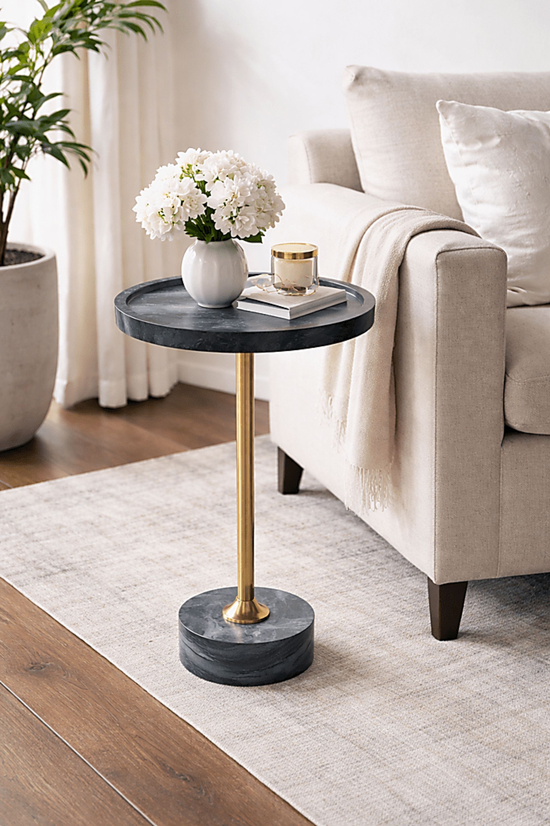 Noculi Gold/Black Accent Table - Image 2
