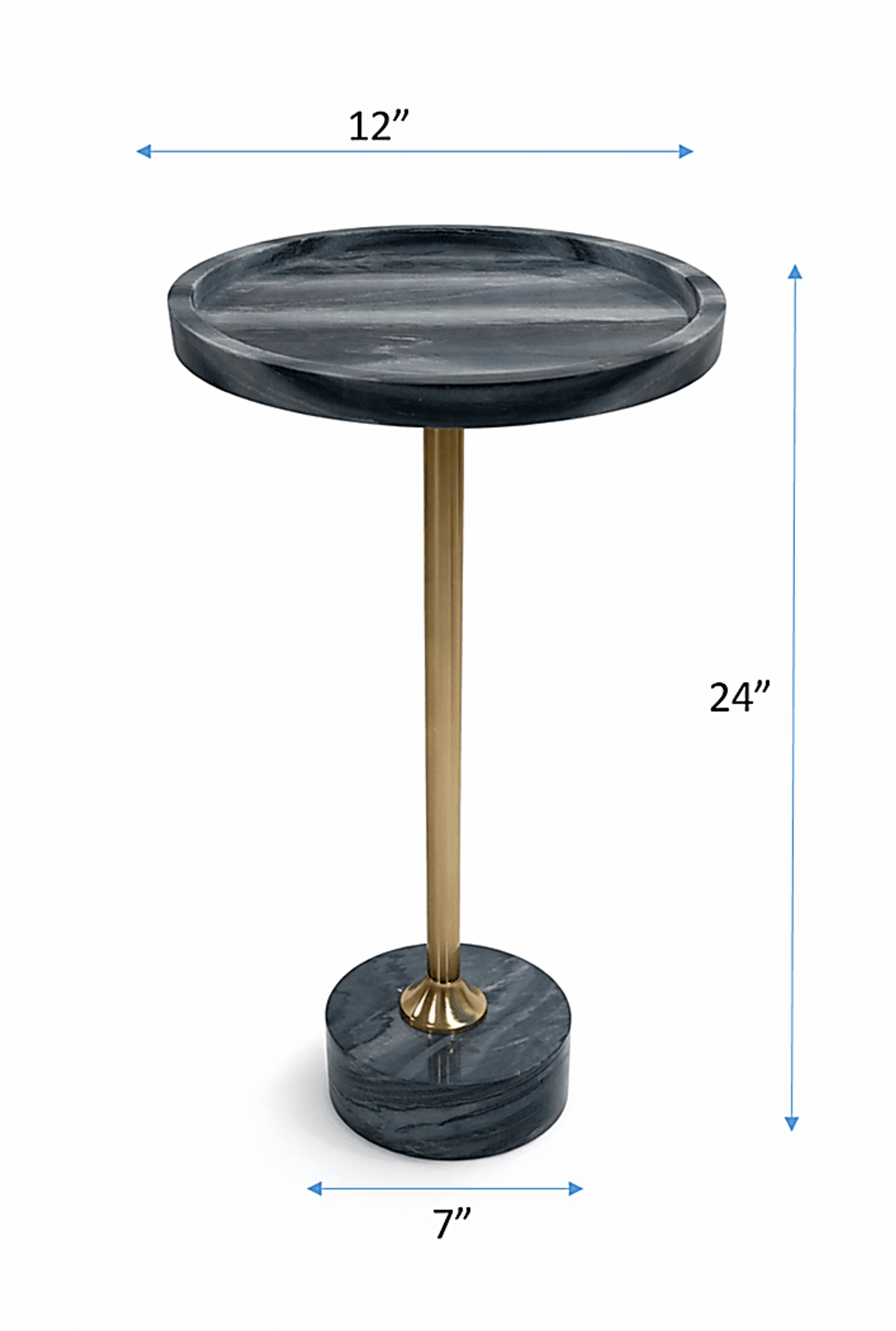Noculi Gold/Black Accent Table - Image 8