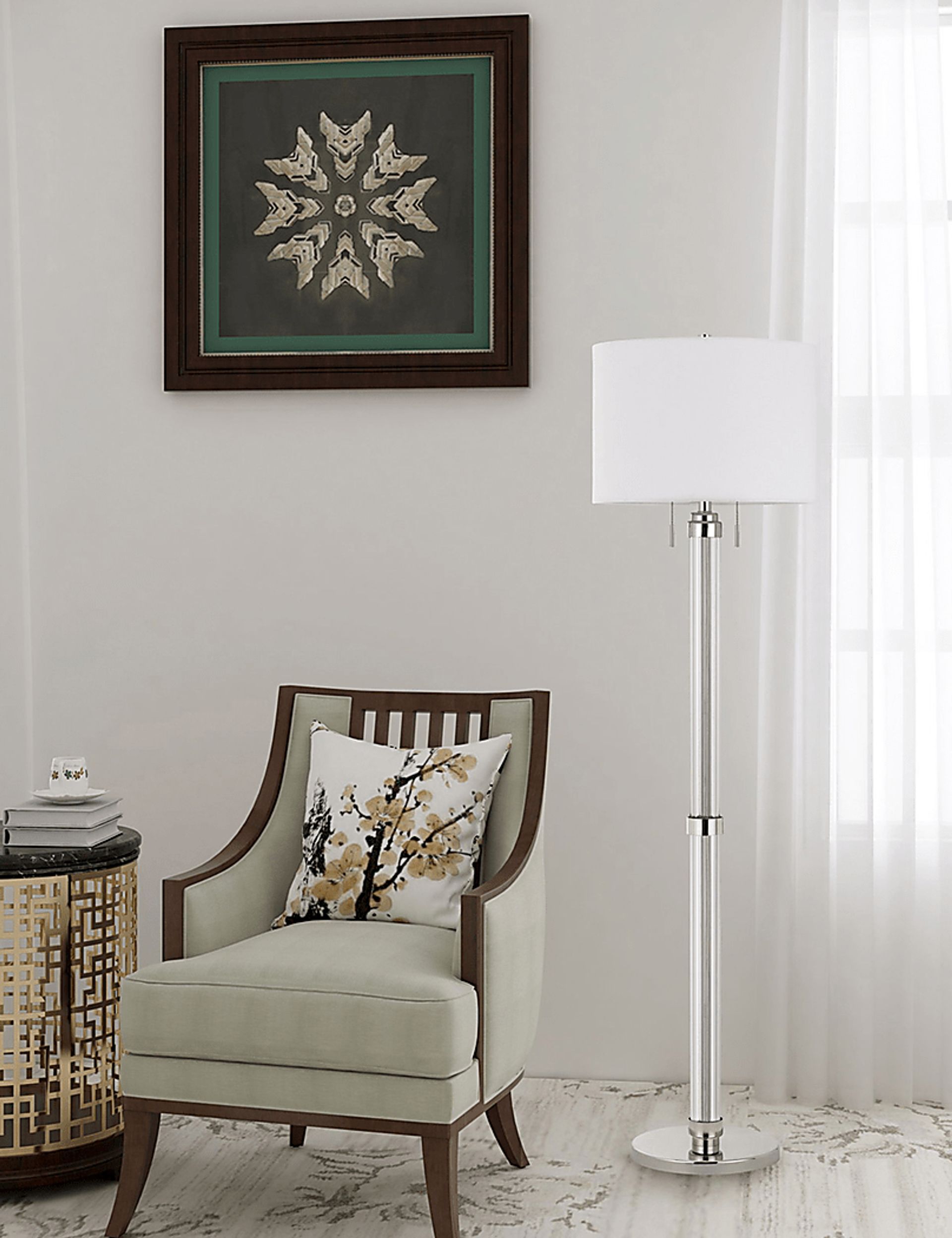 Nodyne Silver Floor Lamp - Image 2
