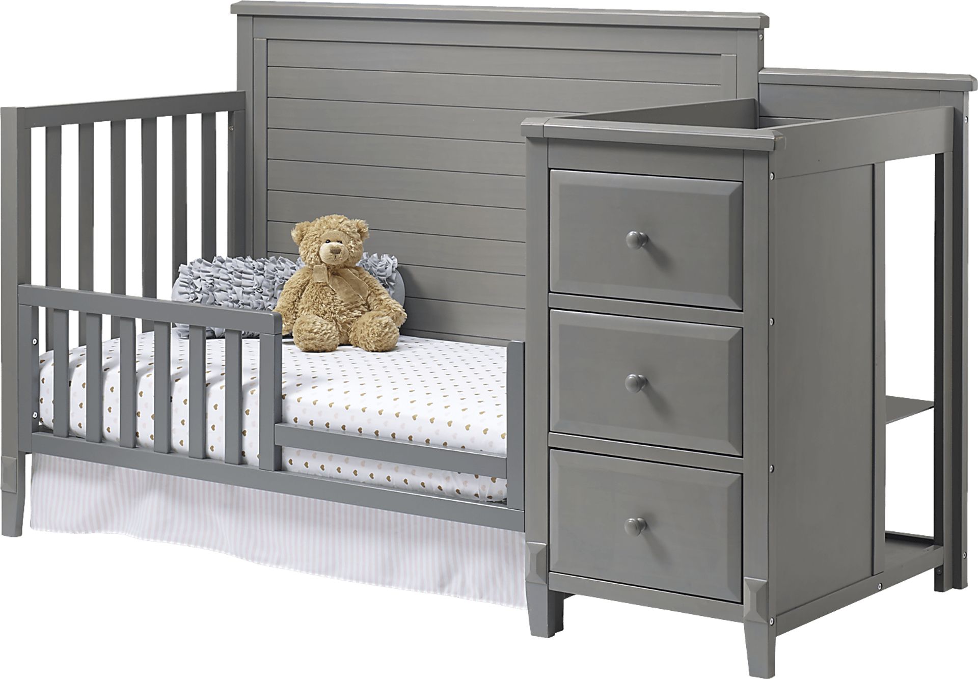 Noelia Gray Crib with Changer - Image 3
