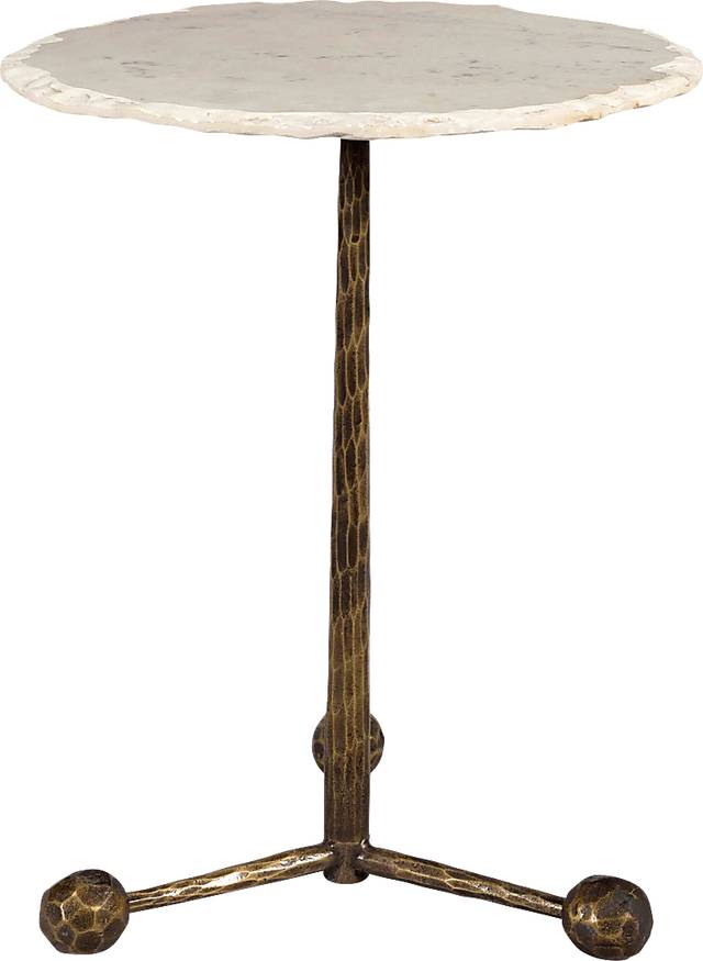 Noellar White End Table - Thumbnail - Image 1