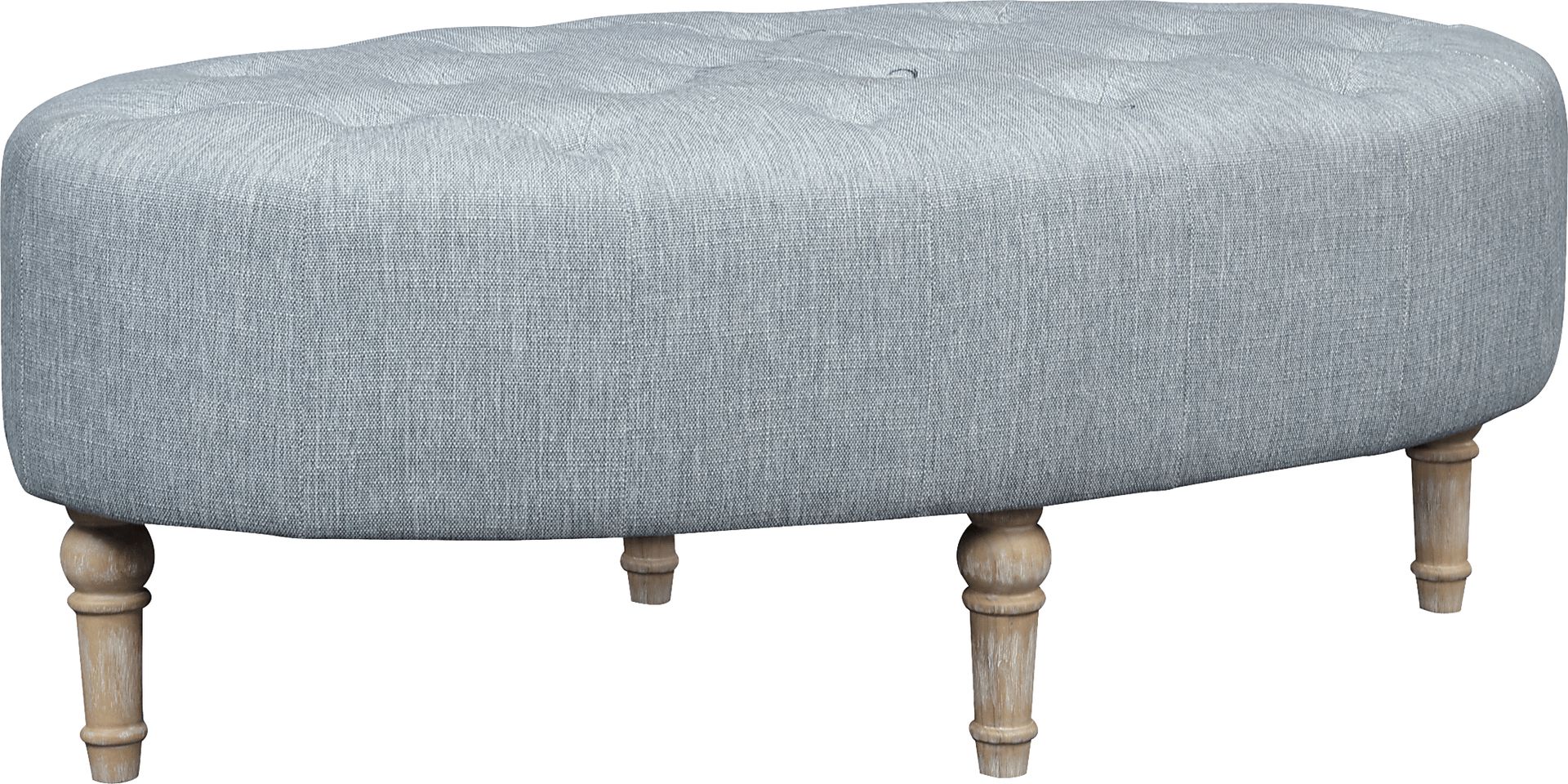Noelle Sage Green Cocktail Ottoman - Image 1