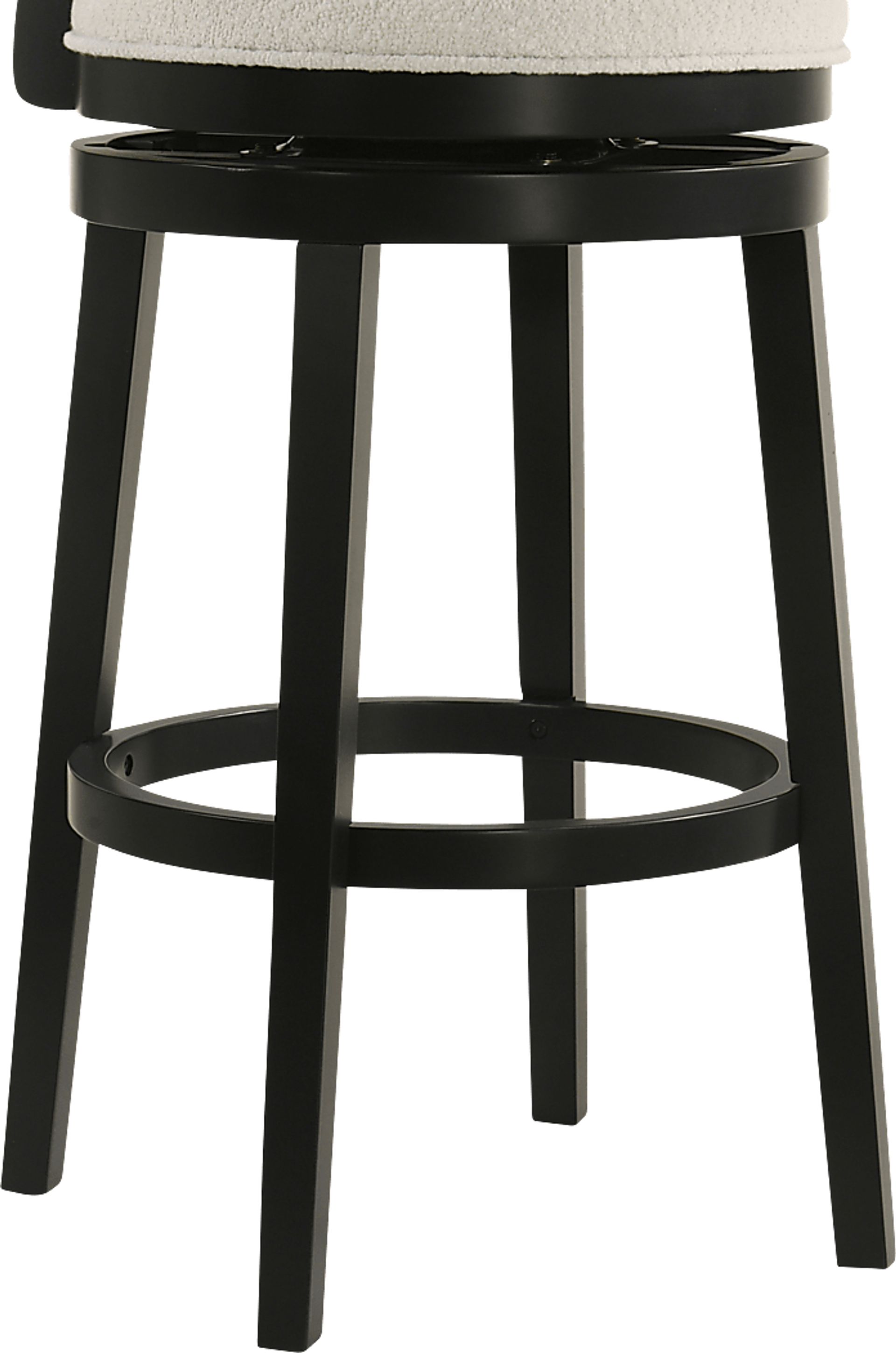 Ridgemark White Swivel Barstool - Image 7