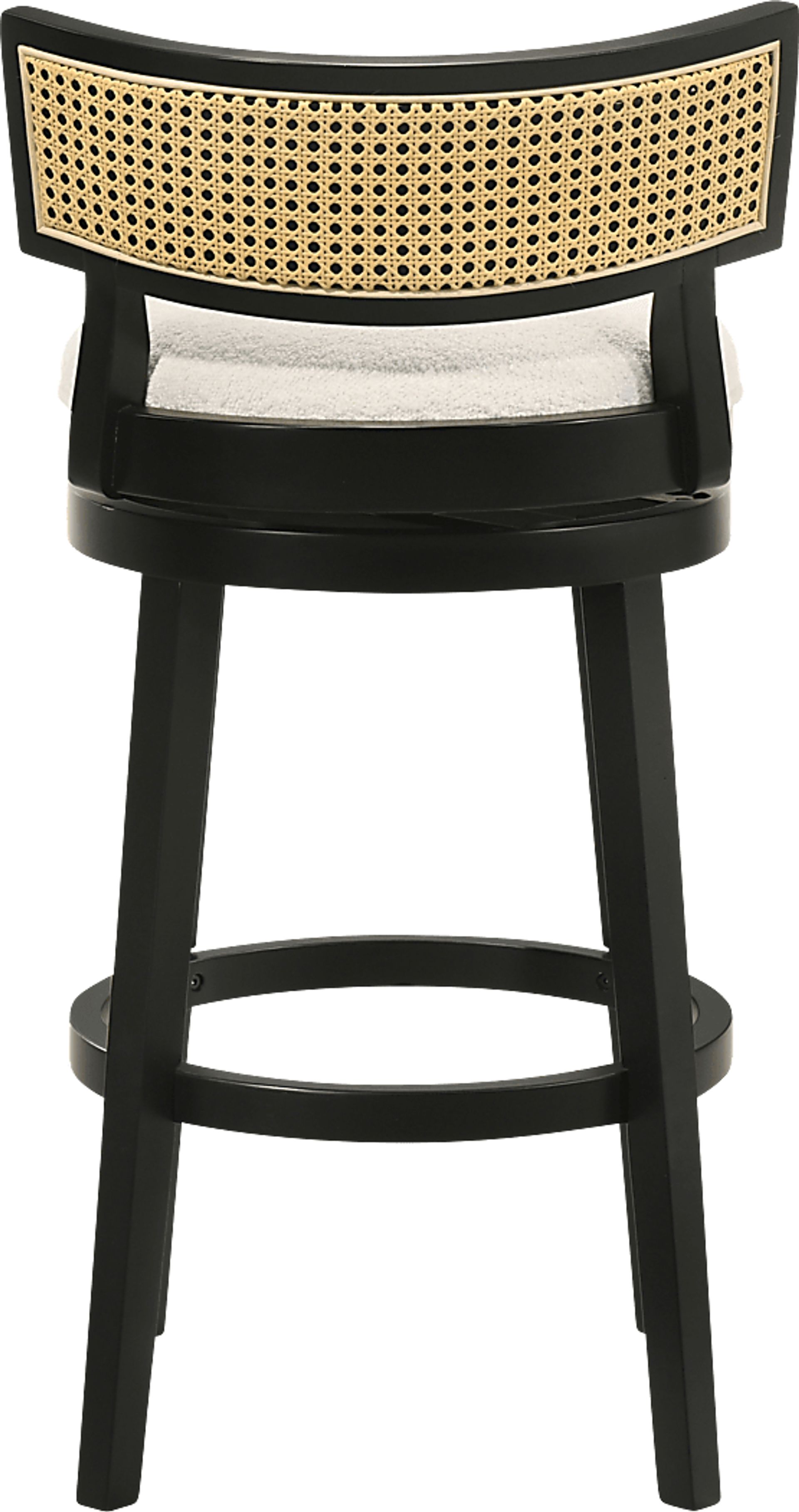Ridgemark White Swivel Barstool - Image 9